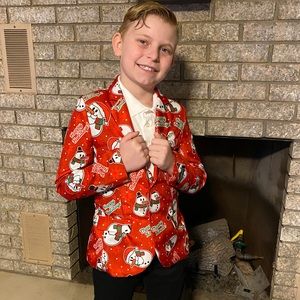 ❤️Christmas Blazer- SO CUTE!! Boys 8-10 Medium